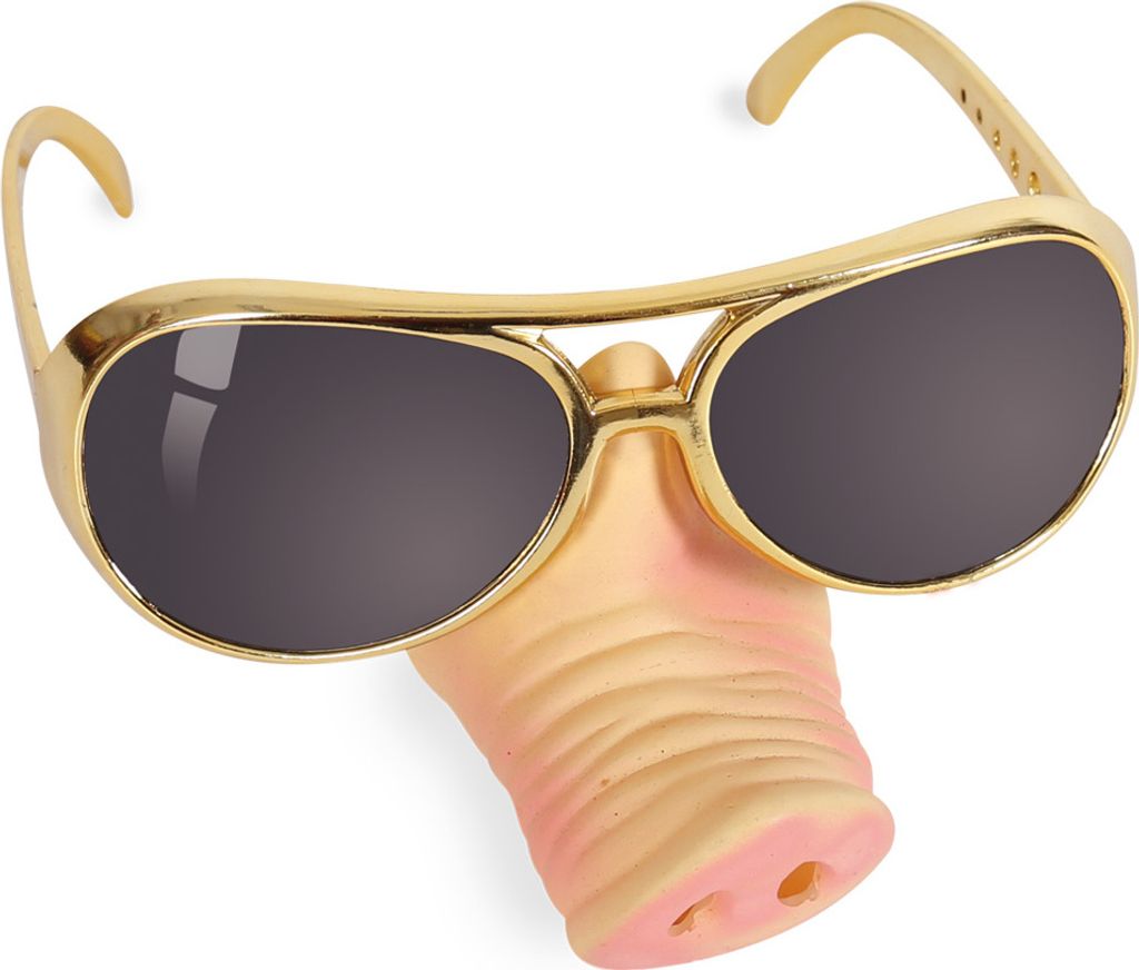 Brille mit Schweinenase Karneval Fasching Halloween Party Produktbild 