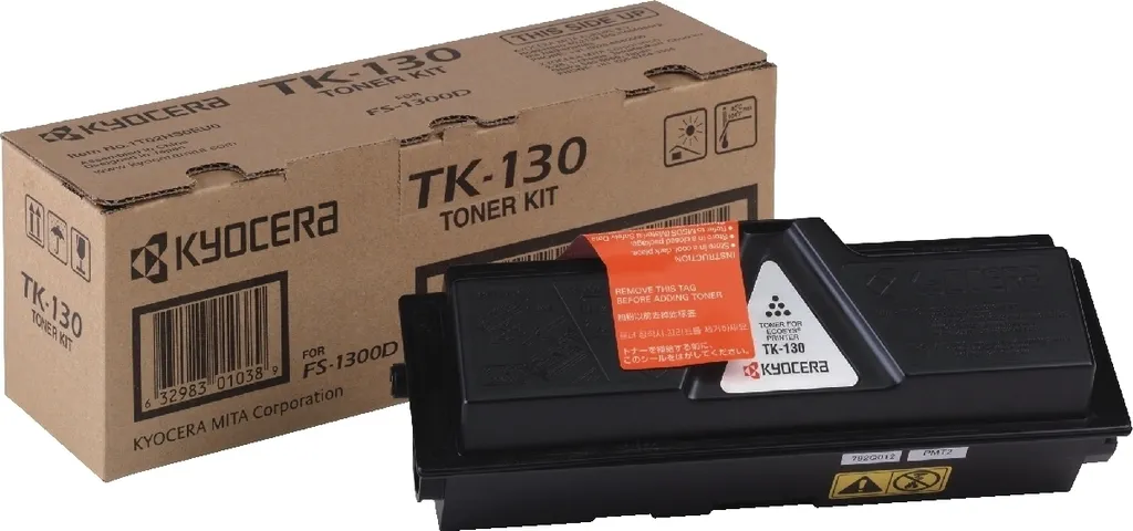 Toner noir TK130 Kyocera : lot de 20 pour secrétariat et entreprises