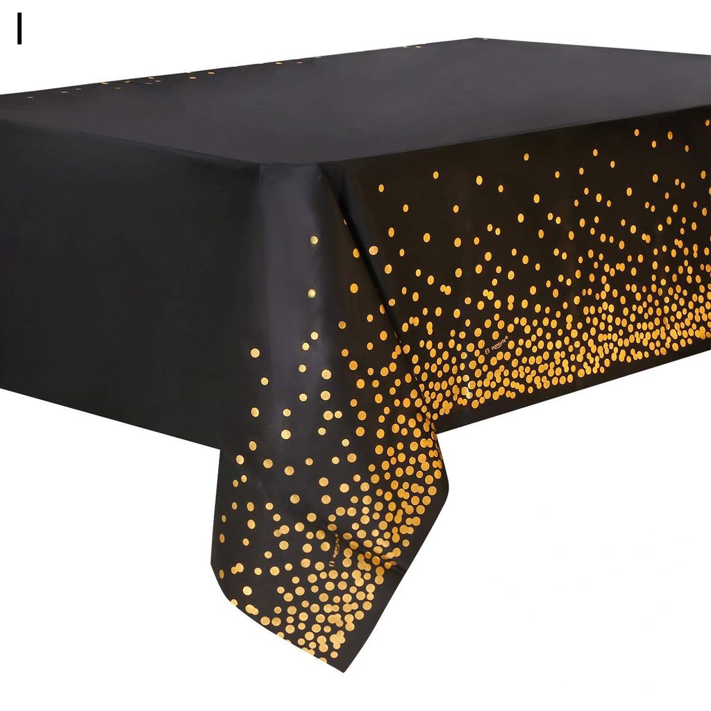 TABAGE WARE SET Food Grade Dispositable Leichtes Mehrzweck-Golden Dot Dut Tares Set Party Supplies-I