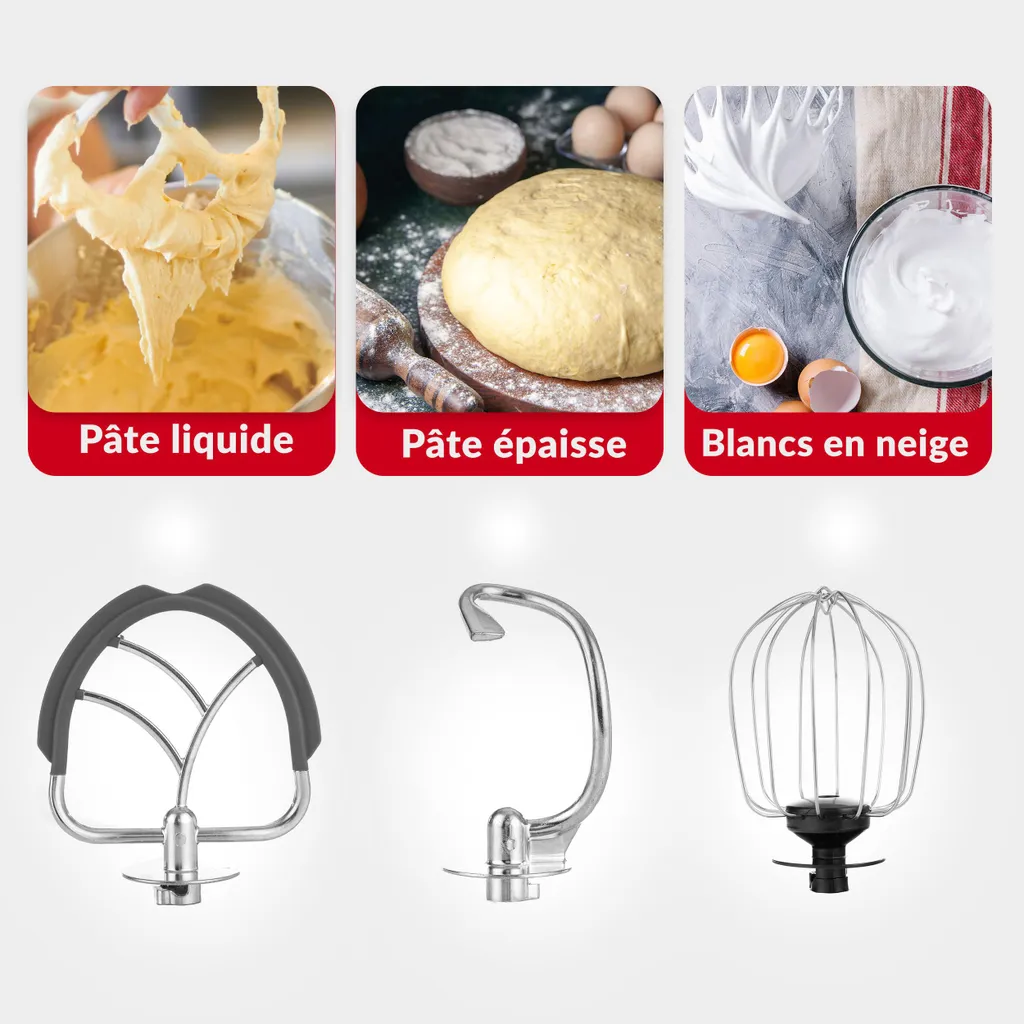 Robot Pâtissier Connecté Lehmann 1500W avec Balance et Écran Tactile - 6