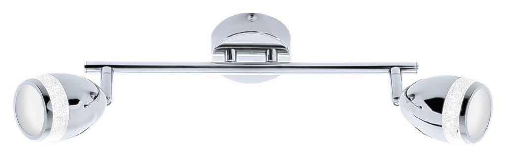 Briloner Deckenleuchte Spotlampe Chrom IP44 2 x 4W 700lm Produktbild 