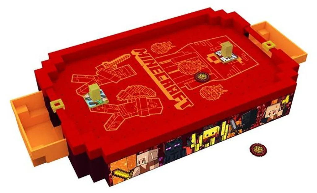 Mini Air Hockey Minecraft Arcade pour Parties en Famille - 36 cm