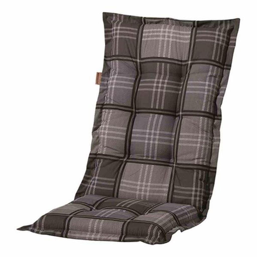 Madison Tuinstoelkussen Mona 106x45 cm Patchy Grey, wasserabweisend, bequem, für Gartenmöbel