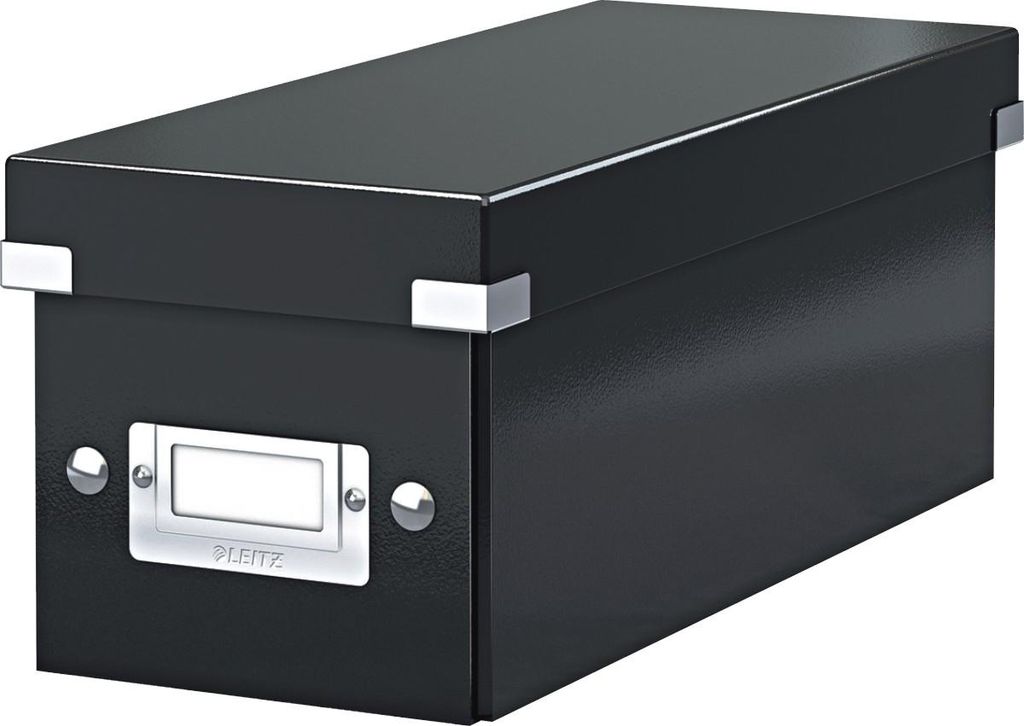 Leitz Click & Store CD Aufbewahrungsbox, Schwarz, Karton, Produktbild 