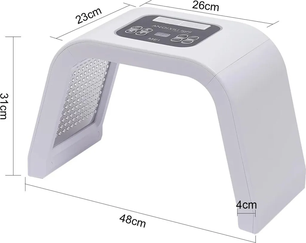 Masque de luminothérapie LED 7 couleurs pour routine beauté et bien-être - 2