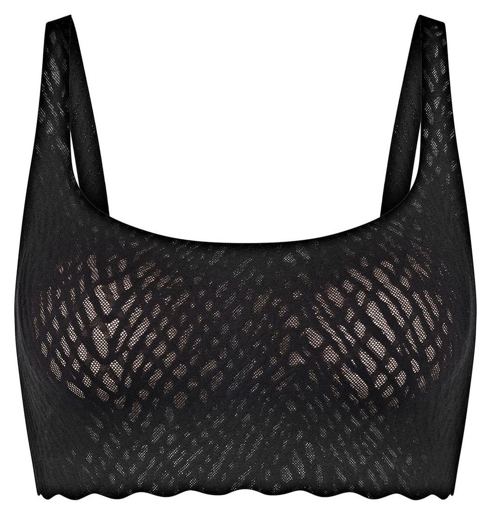 sloggi Damen Bustier Blue ZERO Feel Bliss black - Größe L