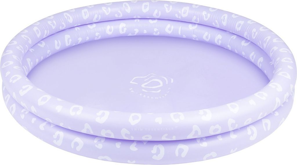 SWIM ESSENTIALS Piscine Enfant 100 Cm - Léopard Lila