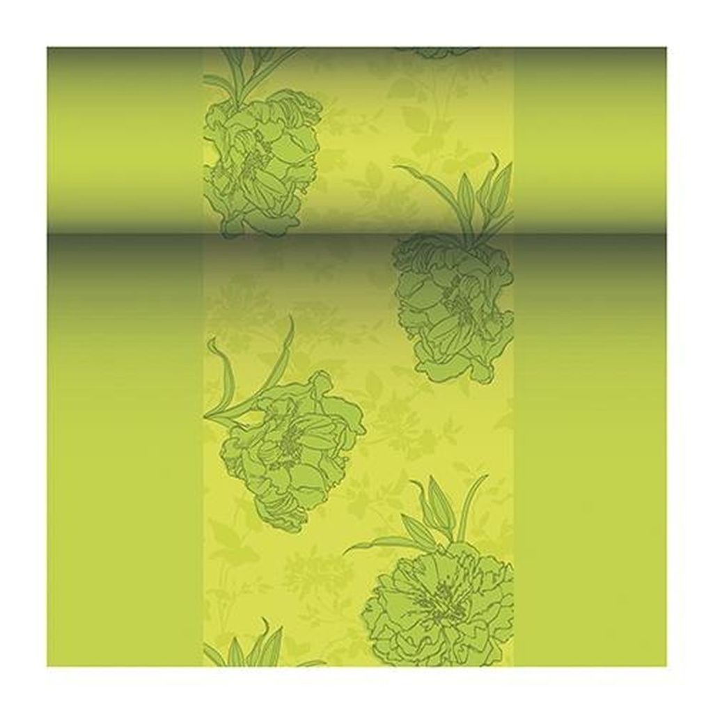 Papstar Tischläufer, PV-Tissue "ROYAL Collection" 24 m x 40 cm "Thalia" grün, 4 Rollen