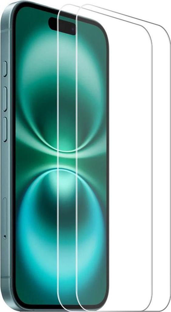 iPhone 17 Pro Displayschutz - ENKAY 9H Panzerglas Doppelpack - Transparent