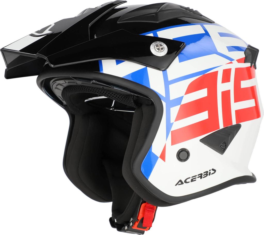 Acerbis Aria Sport Jethelm, weiß/blau/rot, XL (60)