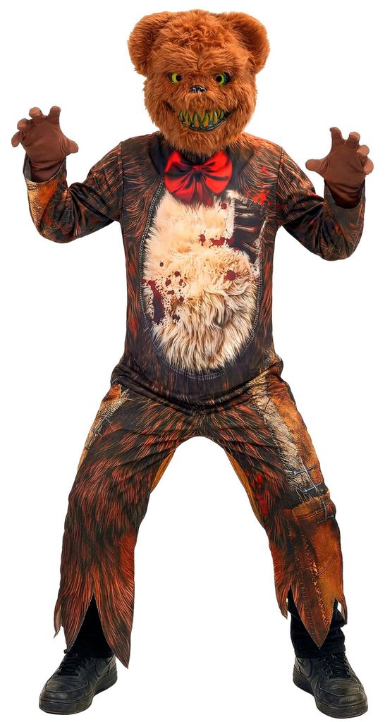 "Zombie Teddybär" Kostüm für Kinder | Overall und Maske Produktbild 