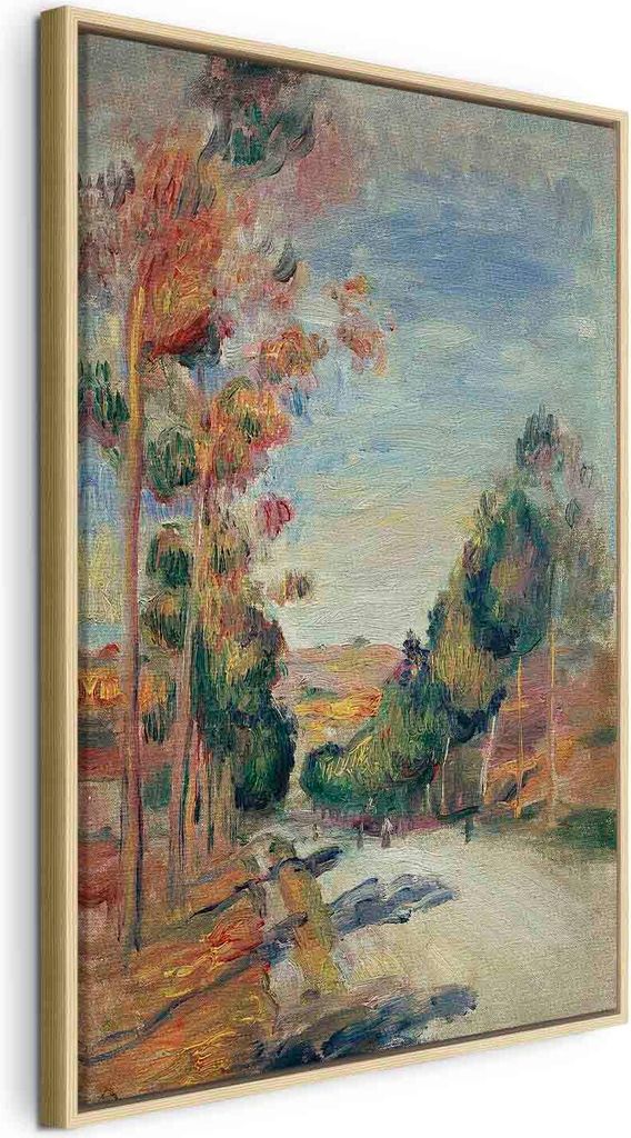 Italienischer Leinwand Leinwandbild - Paysage d'Essoyes Produktbild 