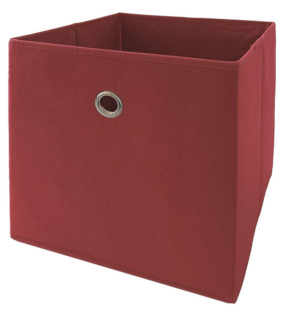 Faltkarton 29x29cm von Wohnorama Rot