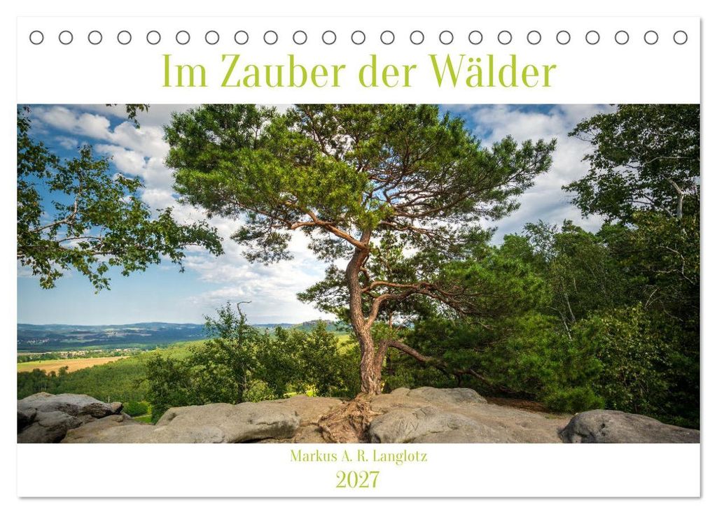 Im Zauber der Wälder (Tischkalender 2027 DIN A5 quer), CALVENDO Monatskalender
