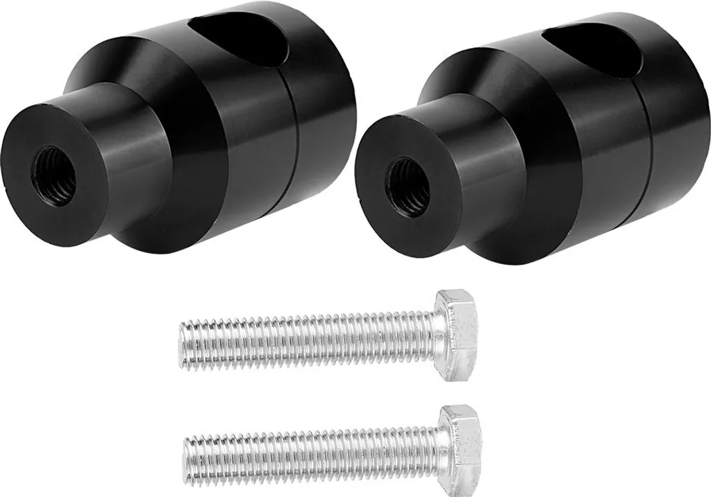 Rehausseur de guidon moto 22mm pour posture de conduite confortable noir