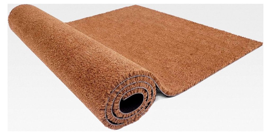 Fußmatte aus Kokos 60x90 cm - 24 mm dick, antibakteriell und strapazierfähig - Schmutzfangmatte