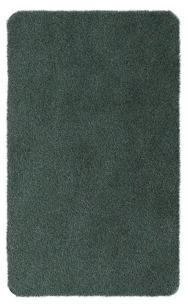 Badematte - 60 x 100 cm - Dunkelgrün - Polyacryl - Unifarben