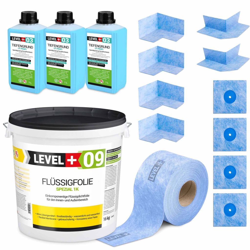 Dicht-Set Spezial 16kg Badabdichtung Balkonabdichtung Produktbild 