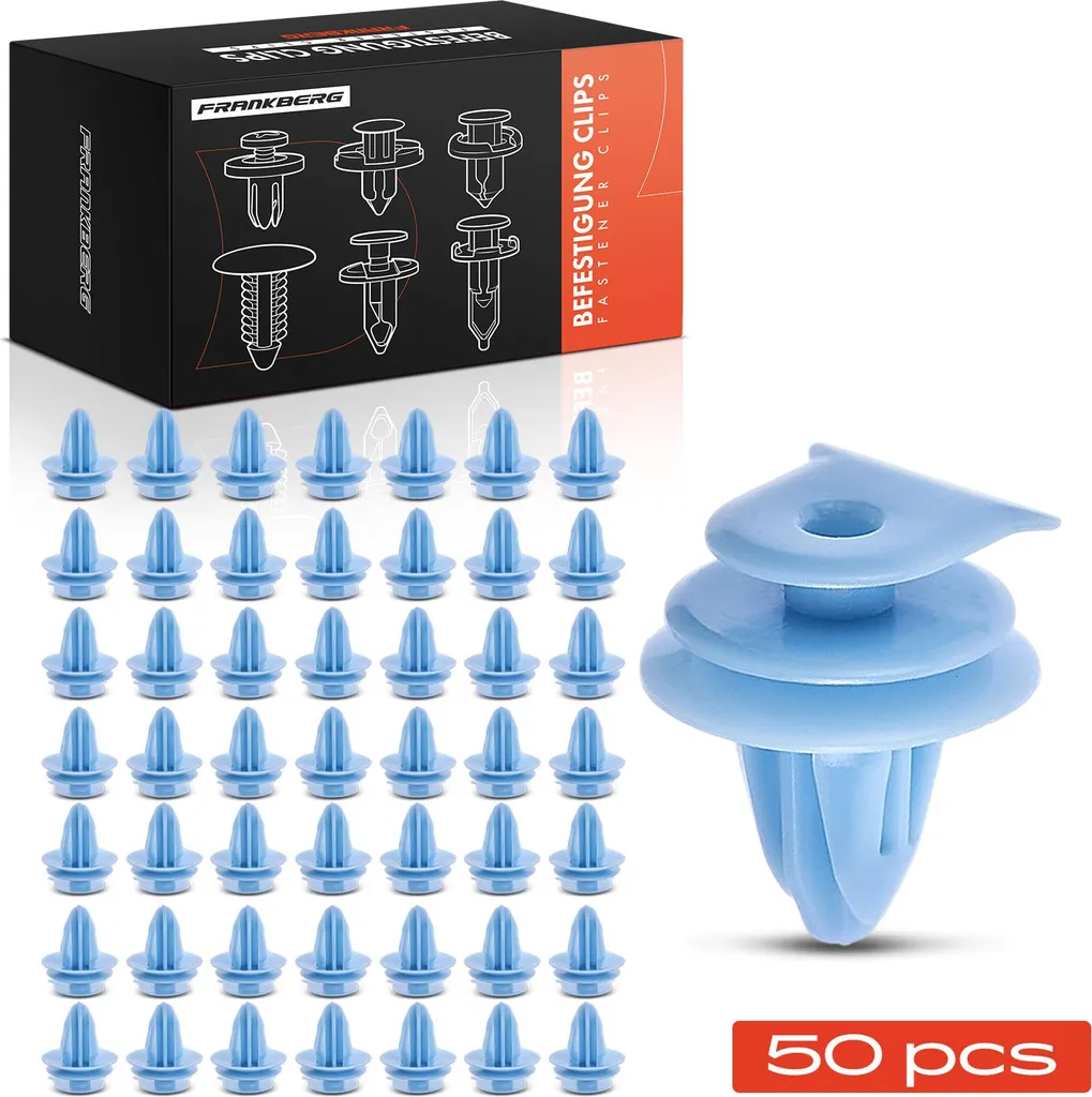 Fixation Honda et Acura : 50 Clips Anti-Vibration pour Panneau et Rivet