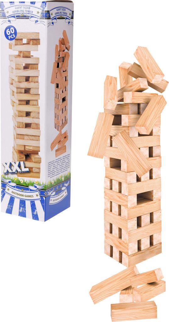 Torre oscillante in legno XXL - 60 pezzi - 50 cm Immagine del prodotto 