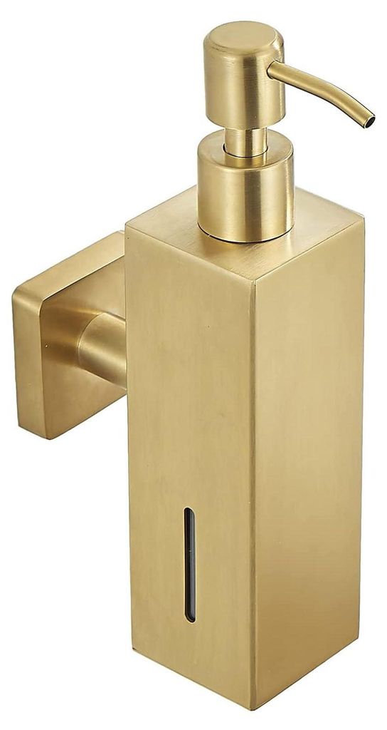 Einzelner Seifenspender, 250 ml, Badezimmer, Wandmontage, für Duschgel, Shampoo und Spülung, Spender für Zuhause, Hotel, Restaurant (Edelstahl, ...