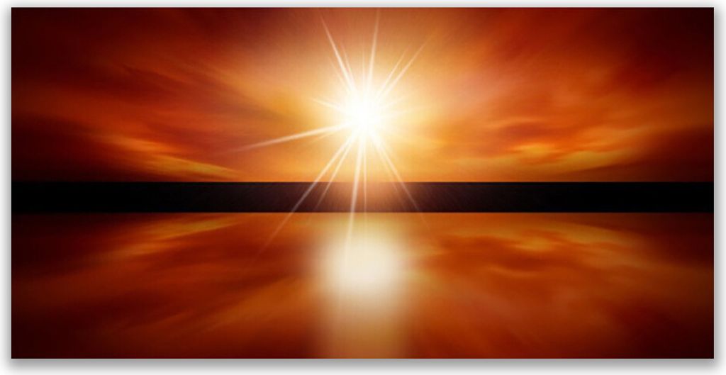 Acrylglasbilder 120x60 Wandbild Druck Sonne Landschaft