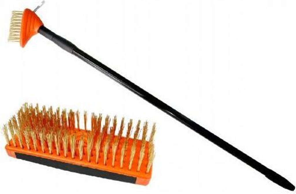 Drahtbürsten Reinigungsset mit Teleskopstiel 80-140 cm Produktbild 