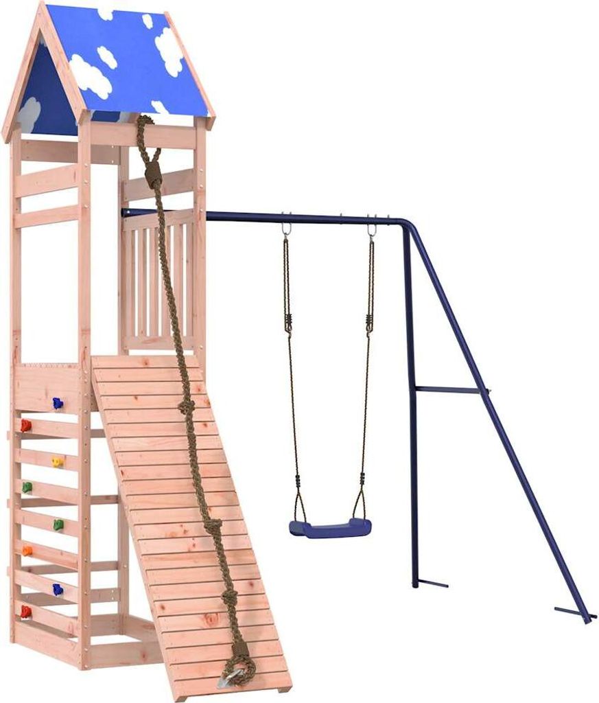 vidaXL Spielturm Massivholz Douglasie