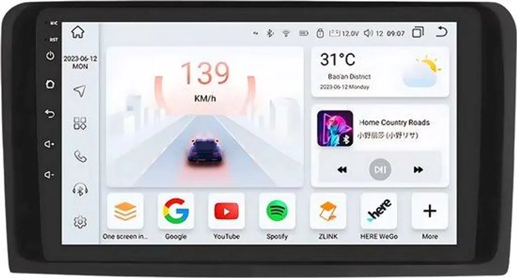 Autoradio GPS Mercedes ML GL 2005-2012 avec CarPlay sans fil Android