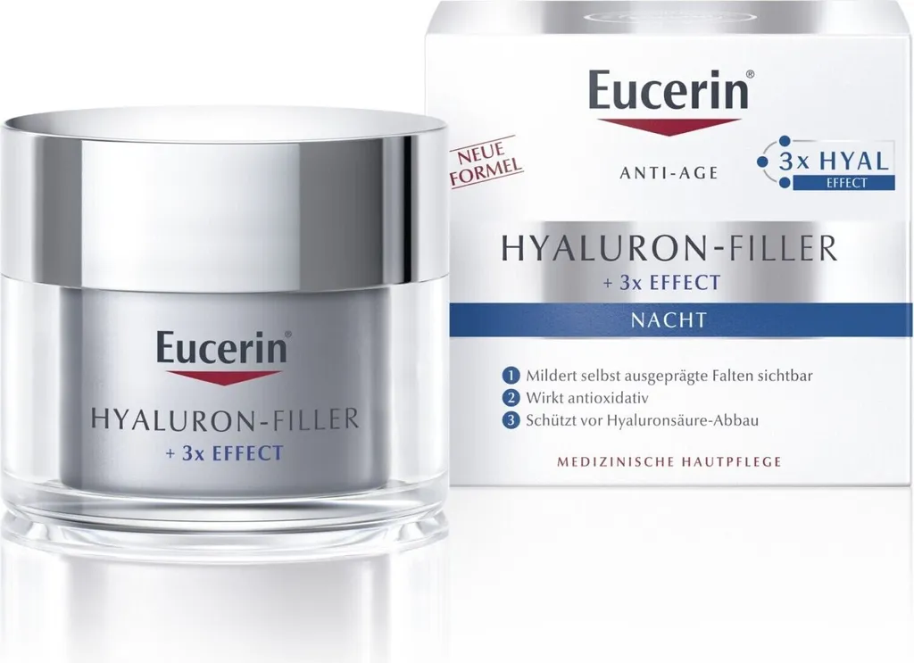Soin de Nuit Régénérant Hyaluron-Filler Eucerin pour Rides Profondes - 2