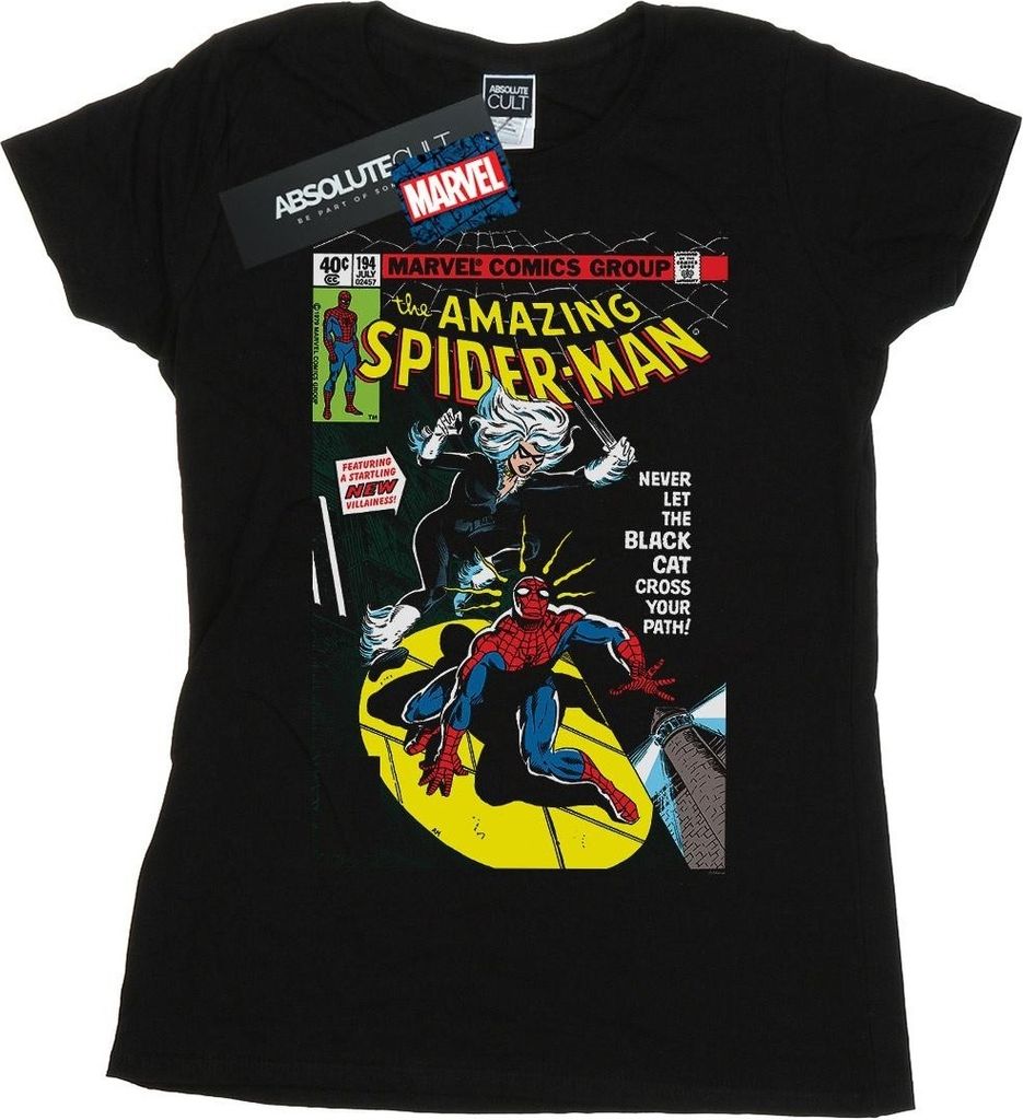 Marvel - T-Shirt für Damen BI34272 (M) (Schwarz)