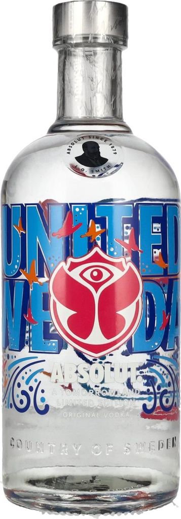 Absolut Tomorrowland 2021 700ml 40% Vol. Produktbild 