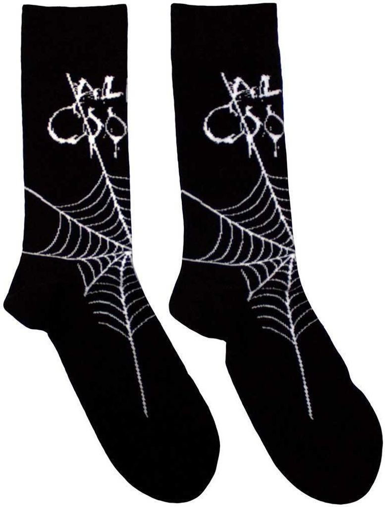 Alice Cooper - Socken für Herren/Damen Unisex RO11410 (40,5 EU - 45,5 EU) (Schwarz/Weiß)