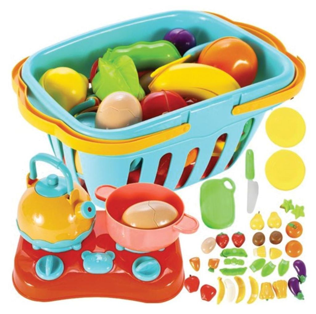 Assortiment de légumes et de fruits à découper, avec une Image du produit 