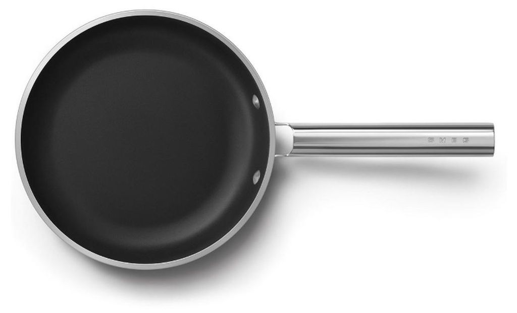 24 cm cremefarbene, matte bratpfanne Smeg FPF2402CRM Produktbild 