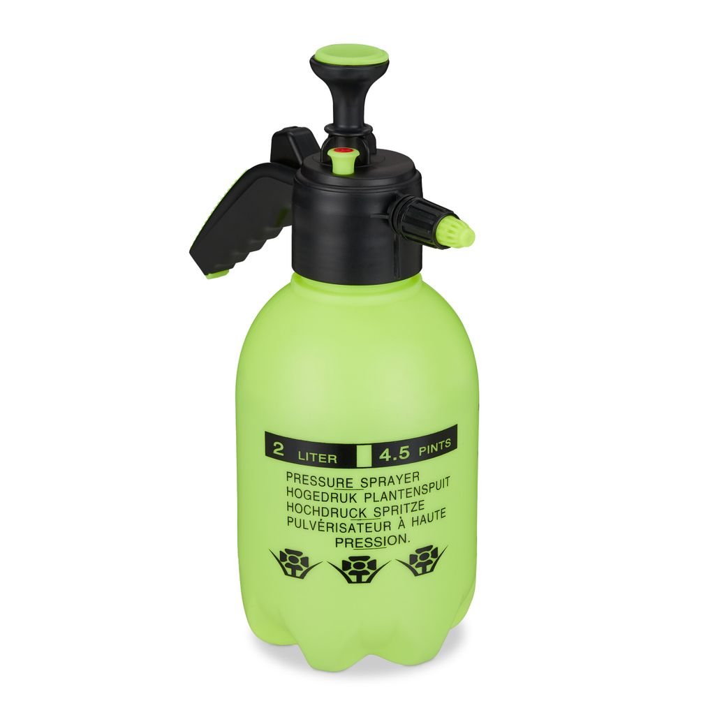 relaxdays 2x Drucksprüher in Grün 2 Liter