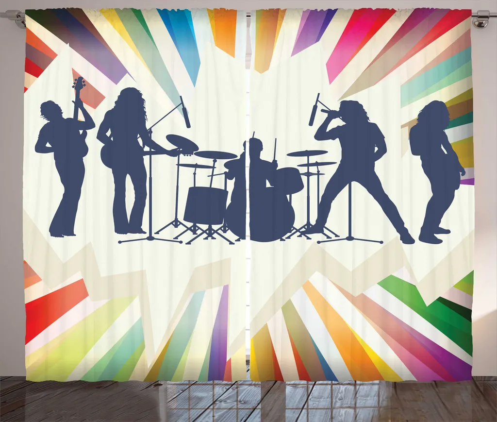 Specifiche Tenda ABAKUHAUS Rock Band 280x175 - Tessuto Satinato HD