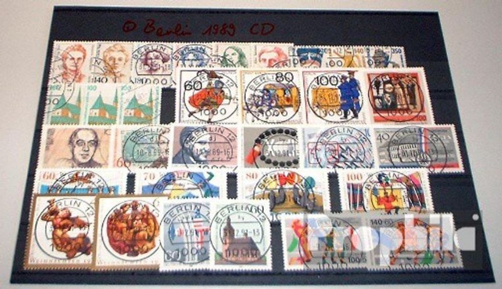 Briefmarken Berlin (West) 1989 1989 mit 834 C und D gestempelt