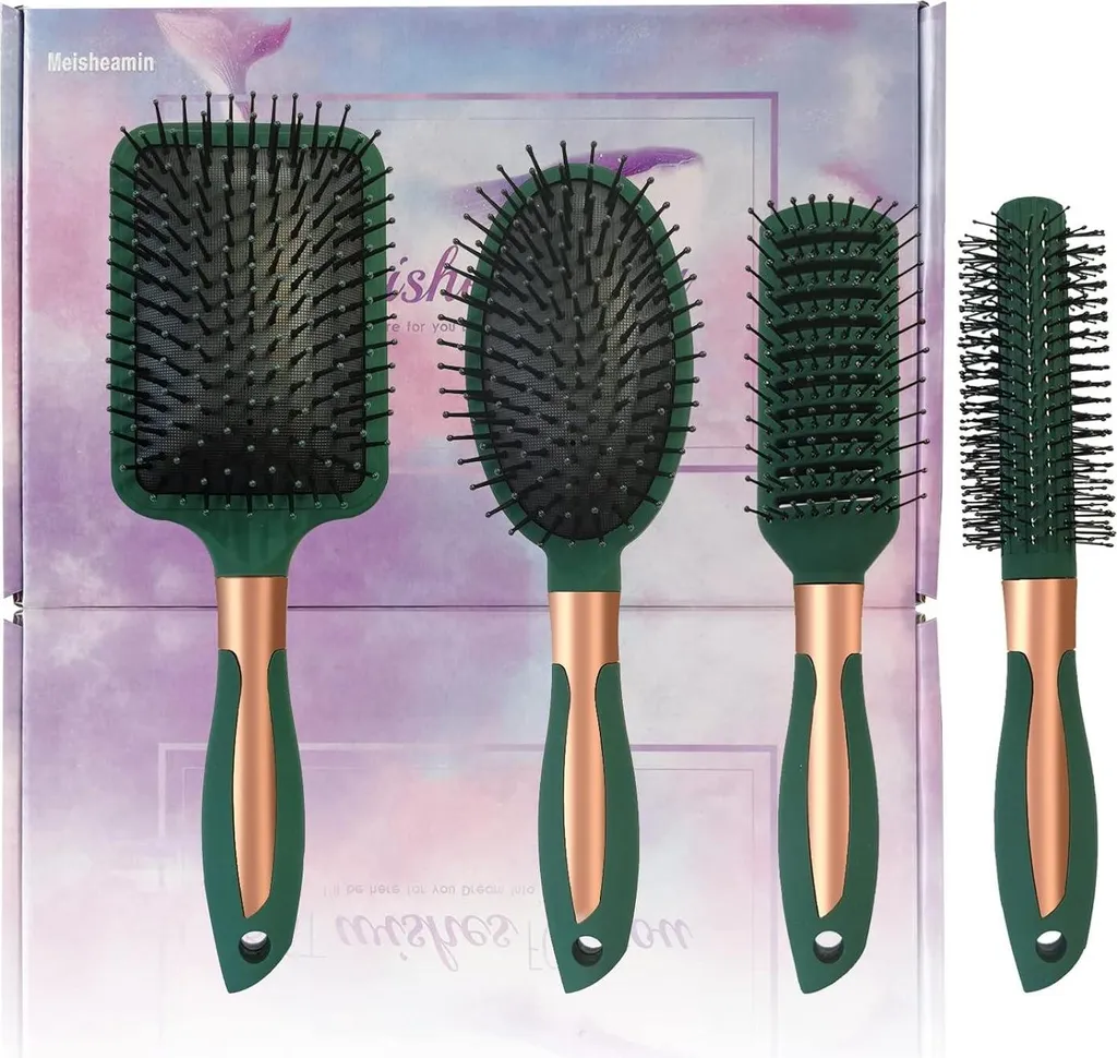 Brosse à cheveux anti-nœuds et peigne pour stopper l'électricité statique