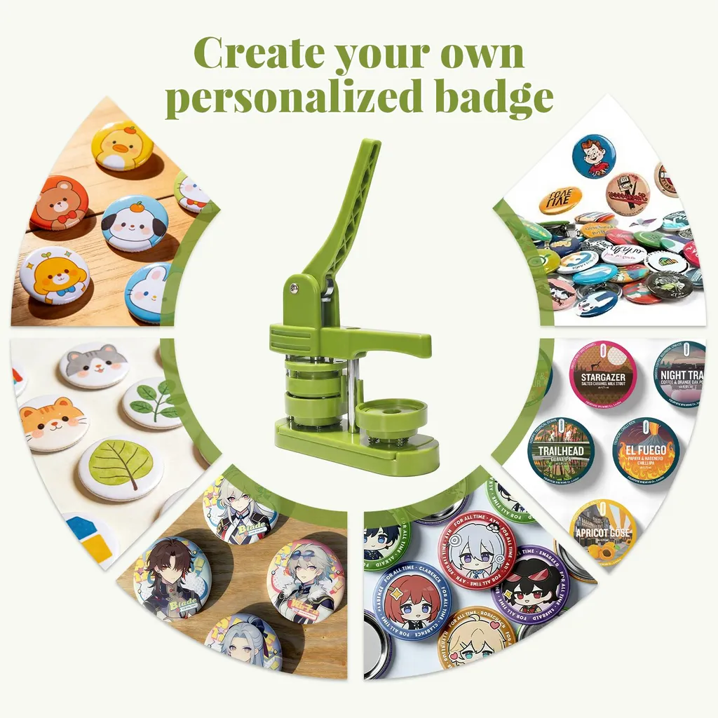 Machine à fabriquer des badges 100 pièces avec accessoires magnétiques