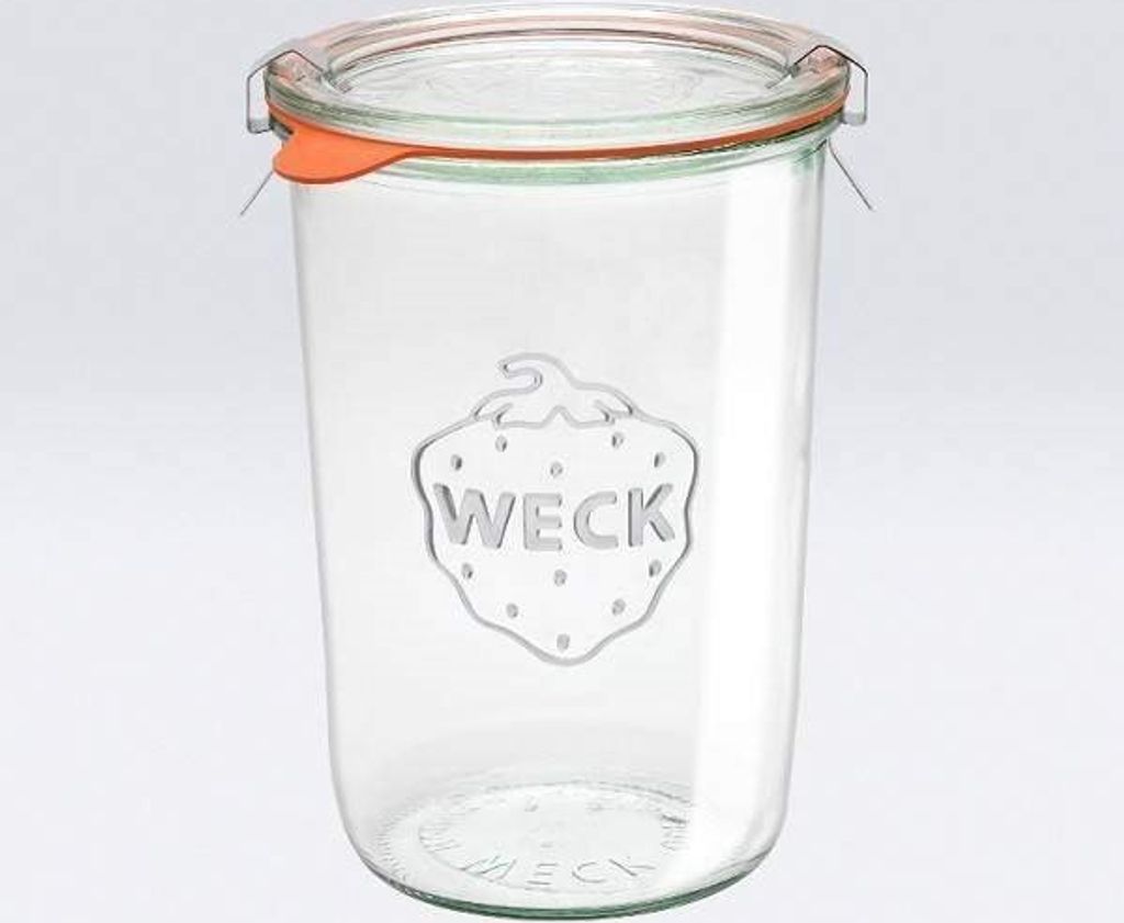 Weck, mini tarro de vidrio de 160 ml con tapa (12 unidades) Imagen del producto 
