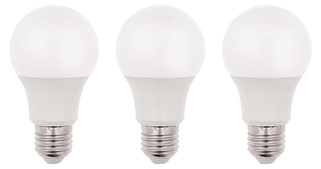 VITO LED-Lampe A60 E27 - 9 W (ersetzt 90 W) - 1278 lm - 4000 K - 220-240 V - Energieeffizient mit hoher Lichtausbeute - 3 Stück