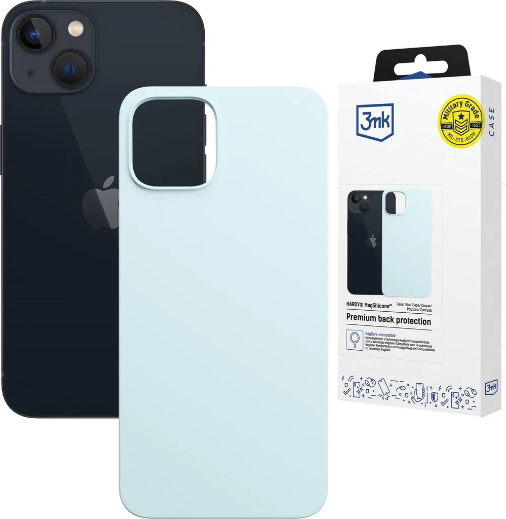 Apple Iphone 15 - 3Mk Hardy Magsilicone Blu