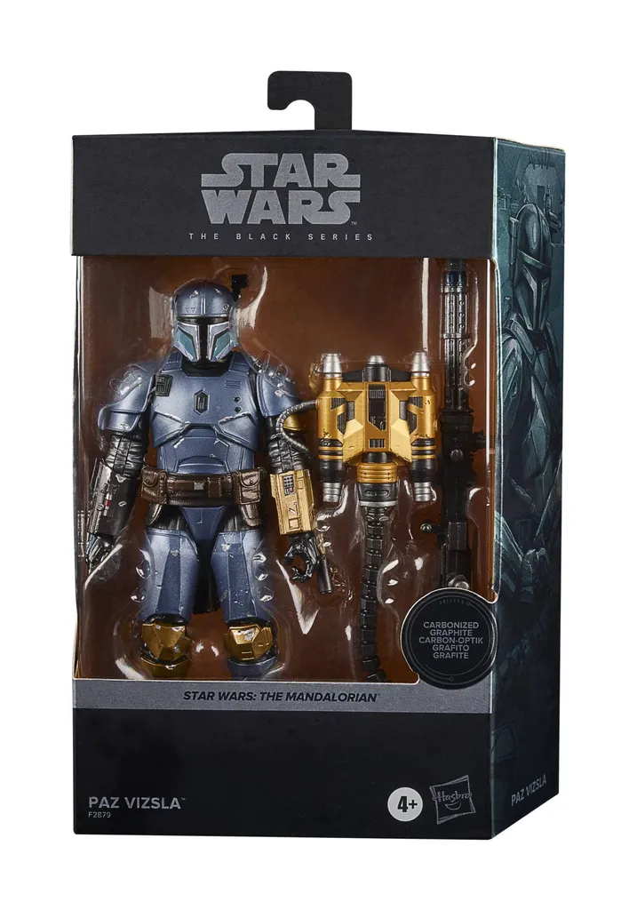 Paz Vizla Figurine Star Wars 15cm Finition Métallisée Brillante