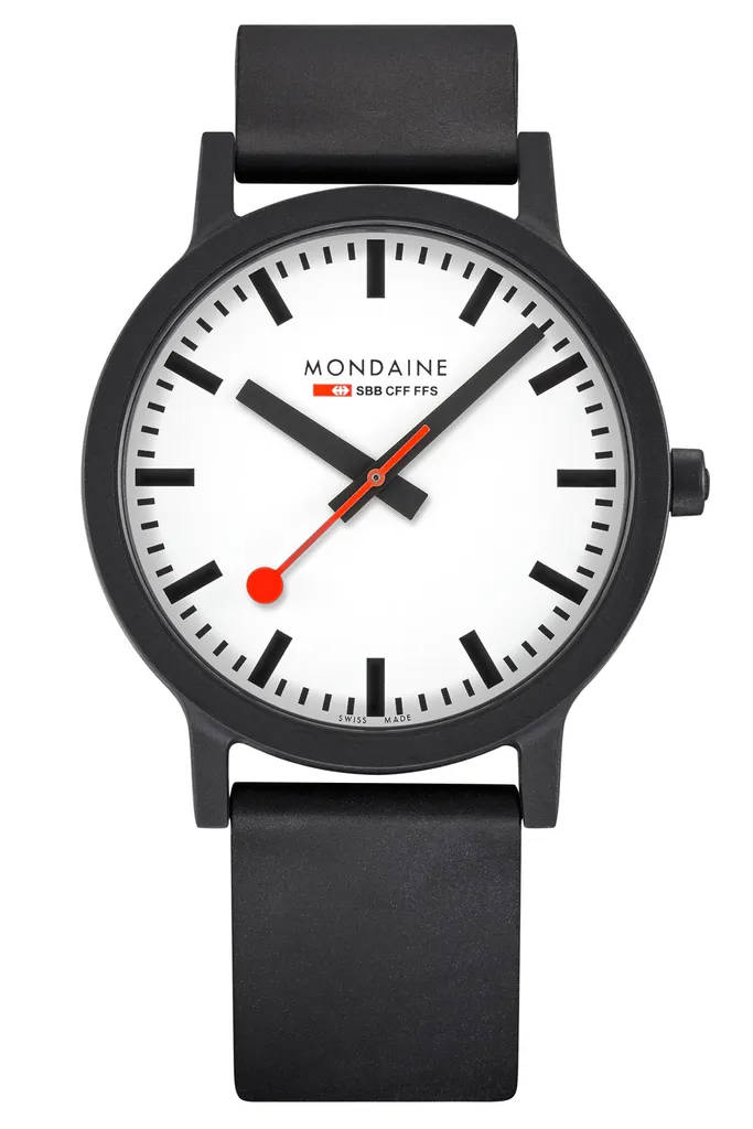 Montre Mondaine Essence MS1.41110.RB 41mm Durable en Plastique Végétal