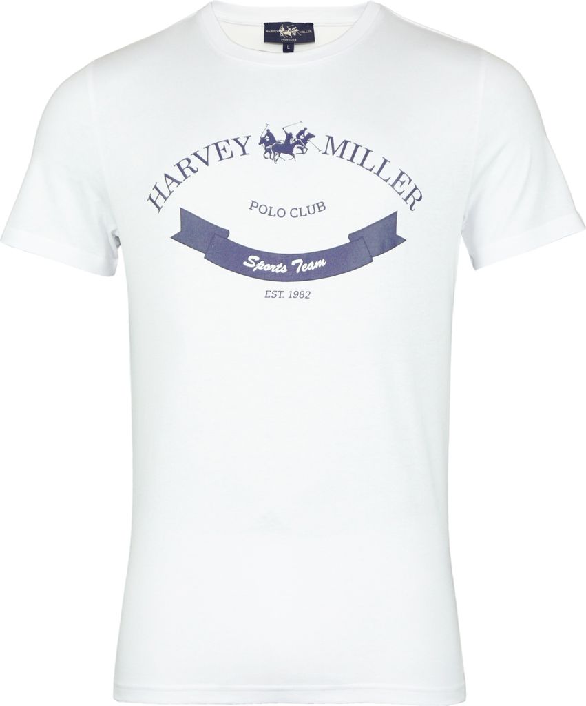 Harvey Miller Polo Club T-Shirt Kurzarmshirt Sports Team