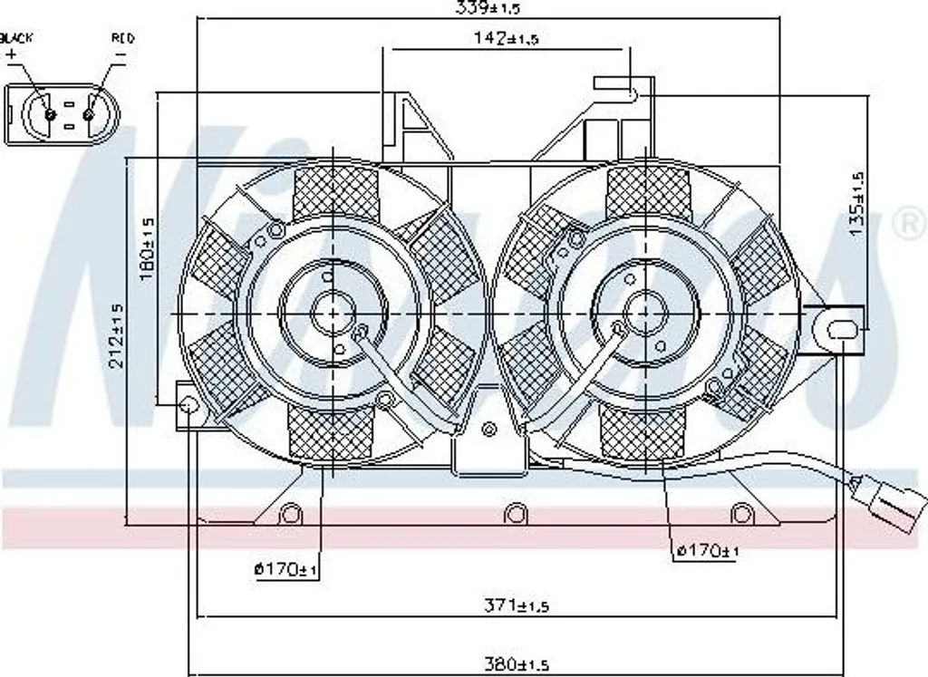 Évitez la Surchauffe avec le Ventilateur de Radiateur Transit 1013004