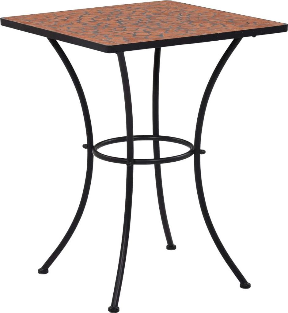 vidaXL 3-tlg. Bistro-Set Mosaik Keramik Terrakotta