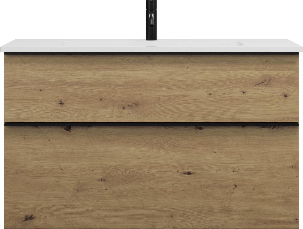 burgbad Eqio Mineralguss-Waschtisch inklusive Waschtischunterschrank, 1020x490x618mm, SHCB102F5662C0001G0252