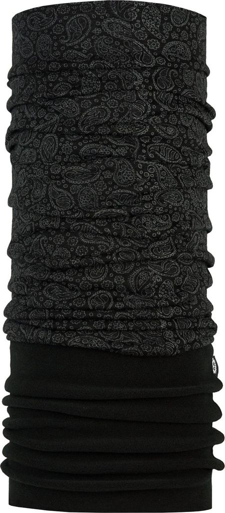 P.A.C. PAC Merino Fleece Pattern Paisley Black -